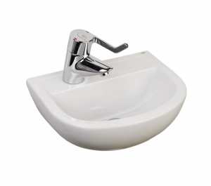 RAK Compact 1 Tap Hole Basin Left Hand 380 x 300 CO1004AWHA