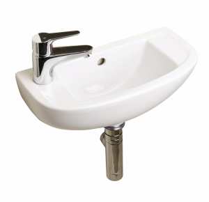 RAK Compact Slimline 1 Tap Hole Basin Left Hand 450 x 215 CO2301AWHA