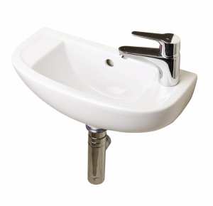 RAK Compact Slimline 1 Tap Hole Basin Right Hand 450 x 215 CO2401AWHA