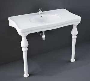 RAK Console Deluxe 1 Tap Hole Basin 1085 x 605 DC0101AWHA
