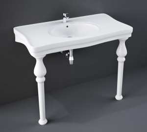 RAK Console Deluxe 3 Tap Hole Basin 1085 x 605 DC0401AWHA