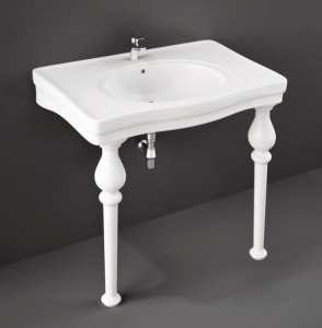 RAK Console Alexandra 3 Tap Hole Basin 845 x 575 AL0301AWHA