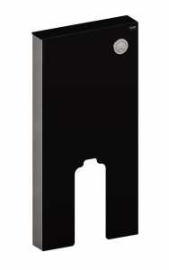 RAK Obelisk Cistern Cabinet For Back To Wall WC Pan In Black 483 x 1003 FS12RAKCABBLK
