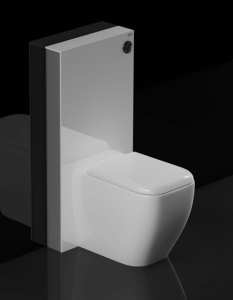 RAK Obelisk Cabinet Cistern For Back To Wall WC Pan In White 483 x 1003 FS12RAKCABWHT
