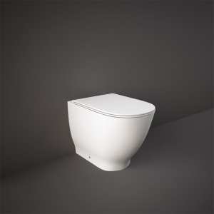 RAK Moon Back To Wall WC Pan inc. Soft Close Toilet Seat 360 x 560