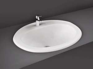 RAK Mira Over Counter 2 Tap Hole Washbasin 560 x 475 OC76NCHAWHA