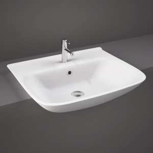 RAK Origin 62 1 Tap Hole Semi Recessed Basin 520 x 430 ORG0901AWHA