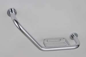 RAK Angled Grab Rail With Soap Dish RAKGRB9920