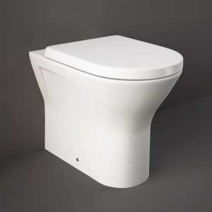 RAK Resort Comfort Height Back to Wall Pan with Soft Close Seat 360 x 550