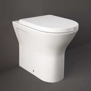 RAK Resort Extended Height Back to Wall Pan with Soft Close Seat