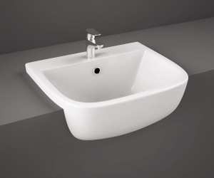 RAK Series 600 2 Tap Hole Semi Recessed Basin 420 x 350 SE2201NCHAWHA