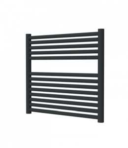 Radox Hercules Horizontal 600 x 842 Matt Black Designer Towel Radiator