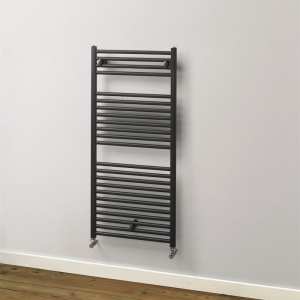 Rads 2 Rails Brompton Graphite Towel Rail 858mm x 528mm