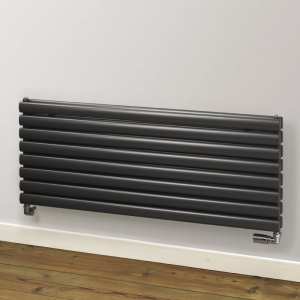 Rads 2 Rails Finsbury Double Panel WHITE Horizontal Radiator 600mm x 1000mm