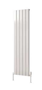 Reina Vicari White Single Vertical Aluminium Radiator 1800 x 300mm