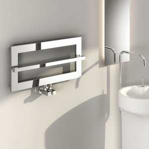 Reina Breno Chrome Designer Towel Radiator 350 x 700mm