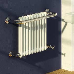 Reina Camden White And Chrome Traditional Bathroom Radiator 508 x 760mm