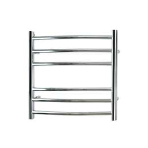 Reina Eos Stainless Steel Curved Ladder Towel Radiator 430 x 600mm