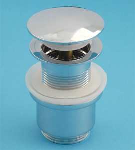 HomeSupply Unslotted Push Button Basin Waste Shroud