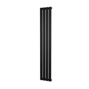 Riviera Black Plano Flat Tube Designer Radiator Single Sided 1600 x 272mm