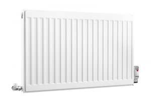 Quinn UK Made 3-in-1 Compact//Round-Top//Seam-Top Type 11 Single Panel Single Convector Radiator 500mm x 1300mm White