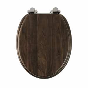 Roper Rhodes Traditional Solid Wood Toilet Seat Walnut Soft Close
