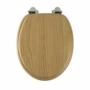 Roper Rhodes Traditional Solid Wood Toilet Seat Oak Soft Close