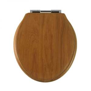 Roper Rhodes Greenwich Solid Wood Toilet Seat Honey Oak