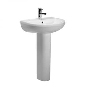 Roper Rhodes Minerva 540mm Basin And Pedestal DPB54 DPED