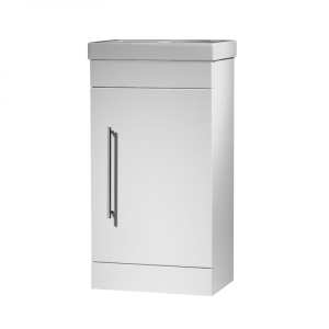 Roper Rhodes Esta 460 Freestanding Gloss White Vanity Unit and Basin ESVB45W ESB45