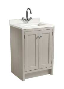 Roper Rhodes Hampton Mocha 1200 Unit and Underslung Basin 2XHAM600US.MC 2XHAMUSC1