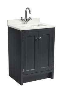 Roper Rhodes Hampton Slate Grey 600 Unit and Underslung Basin HAM600US.SG HAMUSC1
