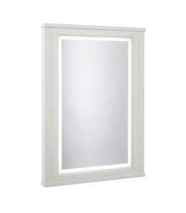 Roper Rhodes Hampton Chalk White 600 Illuminated Mirror HAMILL6COM.W