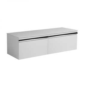 Roper Rhodes Pursuit 1200 White Gloss Vanity Unit and Worktop PUR1200W SSW12042