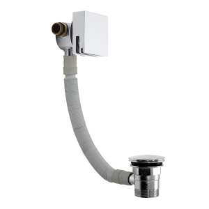 Roper Rhodes Square Smartflow Bath Filler With Push Button Waste SVACS07
