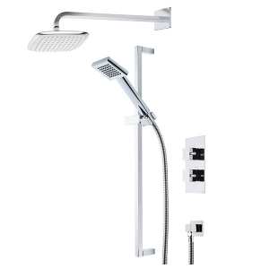 Roper Rhodes Event Square Dual Function Shower System With Fixed Shower Head SVSET17