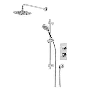 Roper Rhodes Event Round Concealed Dual Function Shower System SVSET42