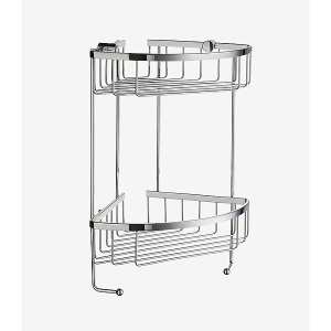 Smedbo Sideline Design Corner Soap Basket Double Polished Chrome