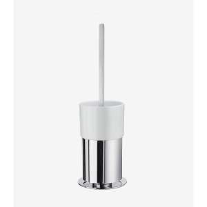 Smedbo Outline Toilet Brush & Porcelain Holder Polished Chrome FK311P