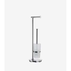 Smedbo Outline Lite Free Standing Toilet Roll Holder and WC Brush with Container FK607