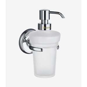 Smedbo Villa Holder with Glass Soap Dispenser Chrome