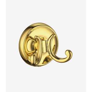 Smedbo Villa Double Towel Hook Brass