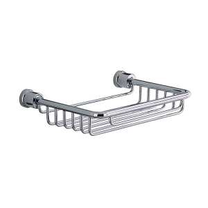 Sonia Square Wire Soap Basket Chrome 052936