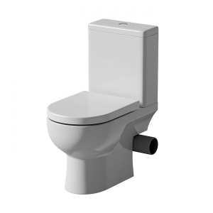Tissino Angelo Close Coupled Toilet Suite with Right Facing Waste Outlet