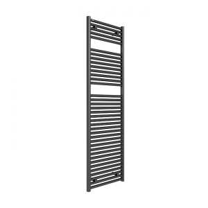 Tissino Hugo Towel Rail 1652 x 500 Anthracite Factory Filled Thermo Electric