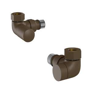 Tissino Hugo Double Corner Valves Arabica Deep Brown