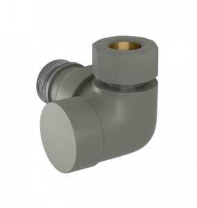 Tissino Hugo Double Corner Valves Lusso Grey
