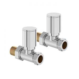 Tissino Hugo Double Straight Valves Chrome
