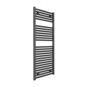Tissino Hugo Towel Rail 1212 x 500 Anthracite Factory Filled Thermo Electric