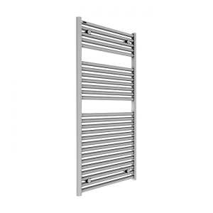 Tissino Hugo Towel Rail 1212 x 600 Mont Blanc Factory Filled Thermo Electric